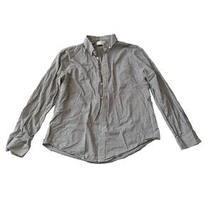 Five Four Long Sleeve Button Down Shirt Black White Checkered Men's Extra Large
